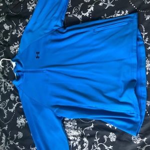 Mens Under Armour Sweater Blue Size LG